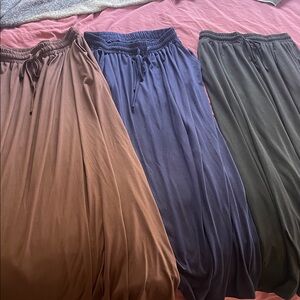 Amazon Women's Maxi Skirts - Brown, Blue, Black